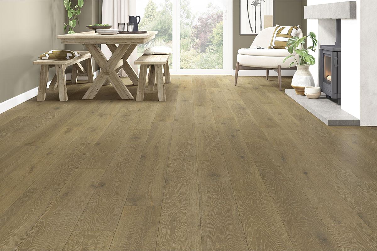 Engineered European Rustic Oak Hardwood Flooring 14mm x 190mm - 12 Colours