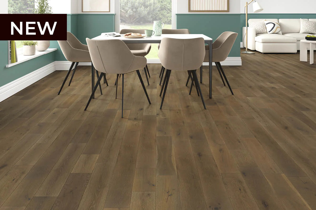 Professional Solid Wood European Rustic Oak Flooring 18mm X 150mm - 4 Colours