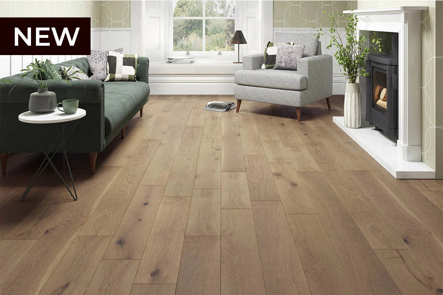 Engineered European Rustic Oak Hardwood Flooring 14mm x 190mm - 12 Colours