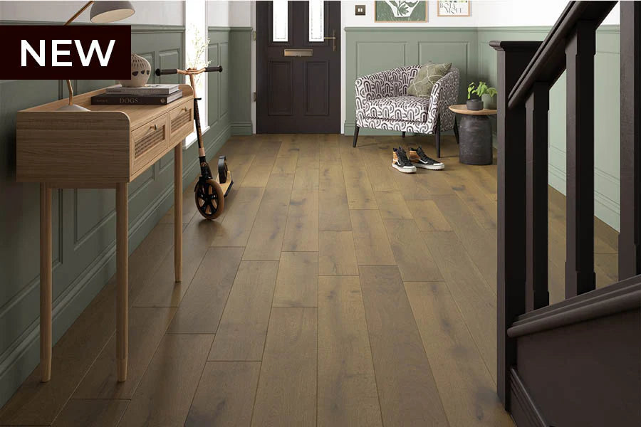 Engineered European Rustic Oak Hardwood Flooring 14mm x 190mm - 12 Colours