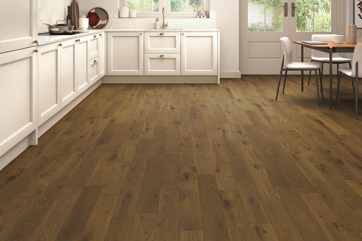 Engineered European Rustic Oak Hardwood Flooring 14mm x 125mm - 5 Colours