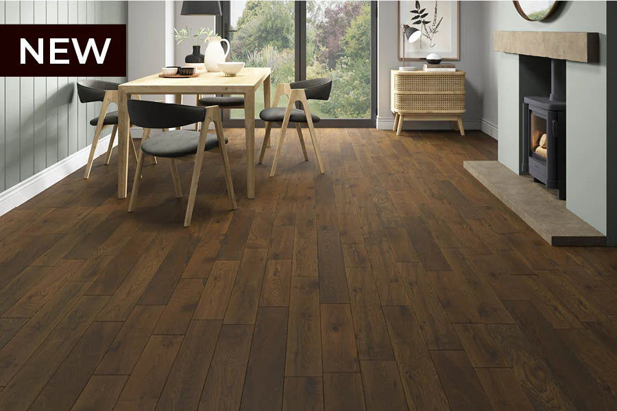 Engineered European Rustic Oak Hardwood Flooring 14mm x 125mm - 5 Colours