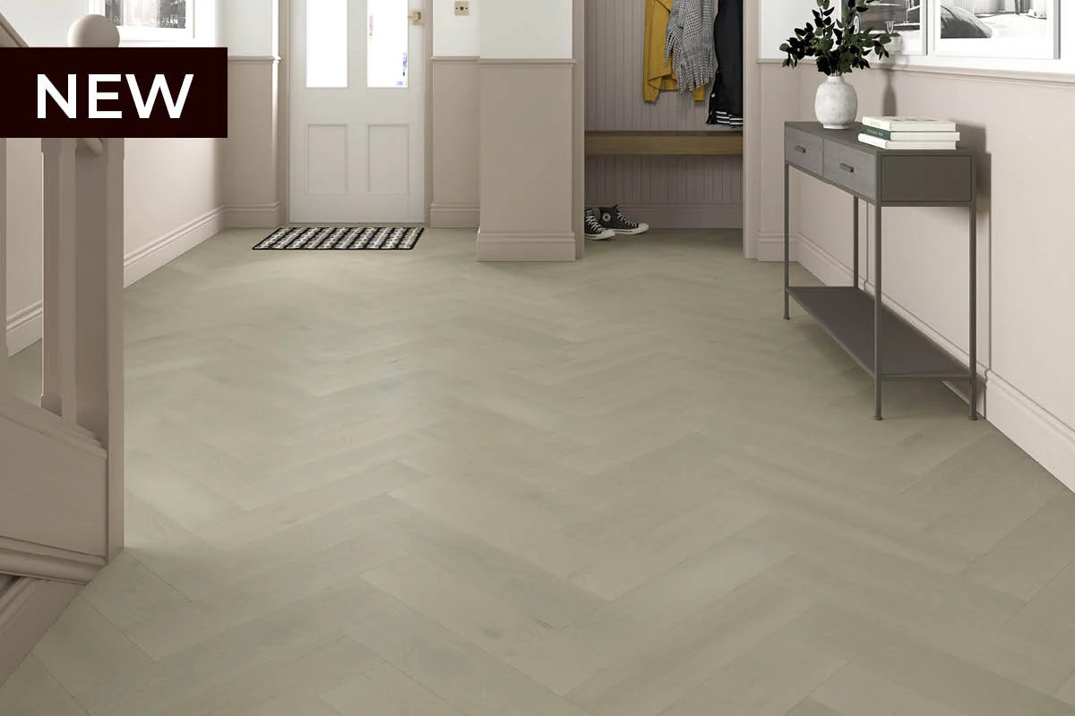 Herringbone Engineered European Rustic Oak Flooring 14mm x 150mm - 6 Colours