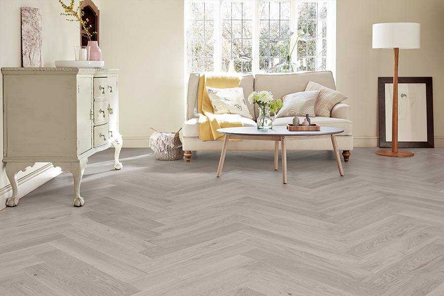 Herringbone Engineered Hardwood Oak Flooring 14mm x 130mm - 6 Colours